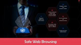 Tips For Safe Web Browsing Training Ppt
