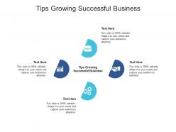 Tips growing successful business ppt powerpoint presentation file visuals cpb
