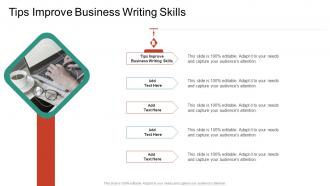 Tips Improve Business Writing Skills In Powerpoint And Google Slides Cpb
