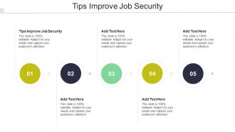 Tips Improve Job Security In Powerpoint And Google Slides Cpb