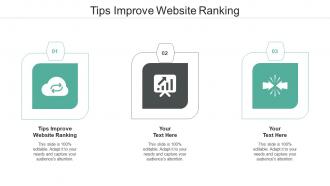 Tips improve website ranking ppt powerpoint presentation model master slide cpb