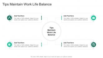 Tips Maintain Work Life Balance In Powerpoint And Google Slides Cpb
