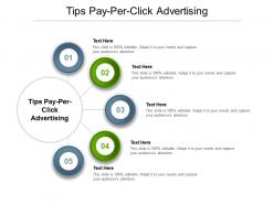 Tips pay per click advertising ppt powerpoint presentation ideas design ideas cpb