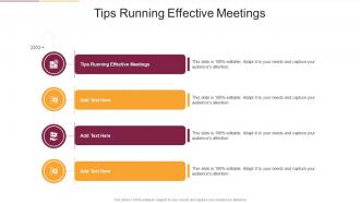 Tips Running Effective Meetings In Powerpoint And Google Slides Cpb