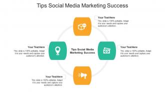 Tips social media marketing success ppt powerpoint presentation infographic cpb