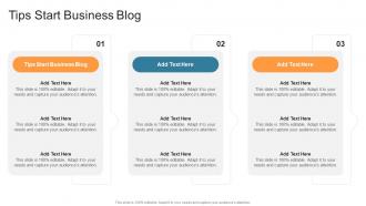 Tips Start Business Blog In Powerpoint And Google Slides Cpb