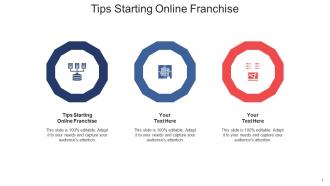Tips starting online franchise ppt powerpoint presentation ideas portrait cpb