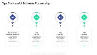 Tips Successful Business Partnership In Powerpoint And Google Slides Cpb