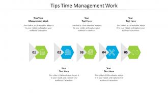 Tips time management work ppt powerpoint presentation styles deck cpb