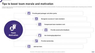Tips To Boost Team Morale And Motivation