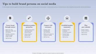 Tips To Build Brand Persona On Social Media