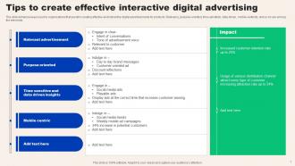 Tips To Create Effective Interactive Digital Advertising