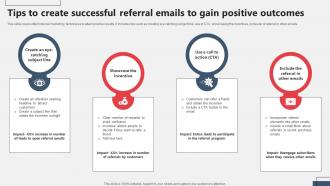 Tips To Create Successful Referral Emails To Gain Positive Referral Marketing MKT SS V