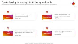 Tips To Develop Interesting Bio For Instagram Handle Instagram Marketing To Grow Brand Awareness