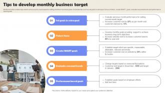 Tips To Develop Monthly Business Target