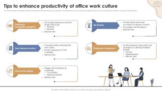 Tips To Enhance Productivity Of Office Work Culture