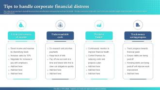 Tips To Handle Corporate Financial Distress