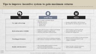 Tips To Improve Incentive System To Gain Referral Marketing Strategies To Reach MKT SS V