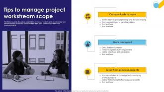 Tips To Manage Project Workstream Scope