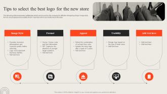 Tips To Select The Best Logo For The New Store Opening Retail Outlet To Cater New Target Audience
