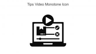Tips Video Monotone Icon In Powerpoint Pptx Png And Editable Eps Format