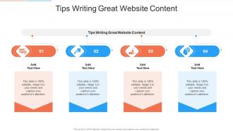 Tips Writing Great Website Content In Powerpoint And Google Slides Cpb
