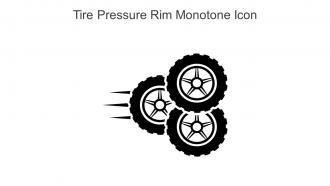 Tire Pressure Rim Monotone Icon In Powerpoint Pptx Png And Editable Eps Format