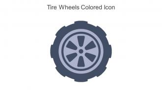 Tire Wheels Colored Icon In Powerpoint Pptx Png And Editable Eps Format