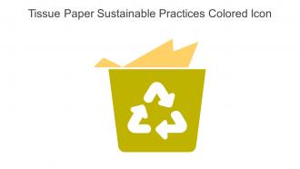 Tissue Paper Sustainable Practices Colored Icon In Powerpoint Pptx Png And Editable Eps Format