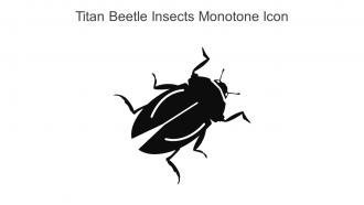 Titan Beetle Insects Monotone Icon In Powerpoint Pptx Png And Editable Eps Format