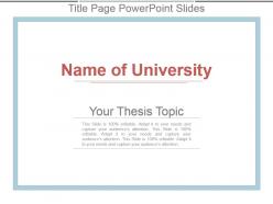 Title page powerpoint slides