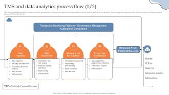TMS And Data Analytics Process Flow Building AML And Transaction