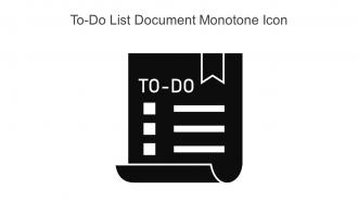 To Do List Document Monotone Icon In Powerpoint Pptx Png And Editable Eps Format