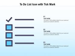 To do list icon with tick mark