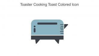 Toaster Cooking Toast Colored Icon In Powerpoint Pptx Png And Editable Eps Format