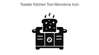 Toaster Kitchen Tool Monotone Icon In Powerpoint Pptx Png And Editable Eps Format