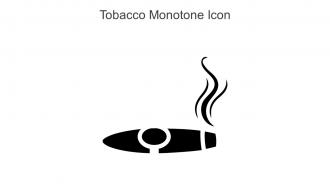 Tobacco Monotone Icon In Powerpoint Pptx Png And Editable Eps Format