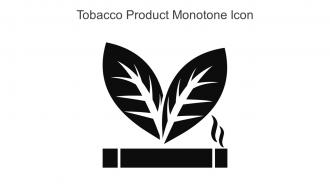 Tobacco Product Monotone Icon In Powerpoint Pptx Png And Editable Eps Format