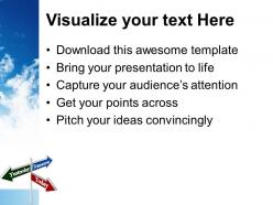 Today tomorrow yesterday signpost future powerpoint templates ppt themes and graphics 0213