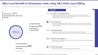 Todays Challenge Remove Complexity Effect And Benefits To Enterprises While Using Abc Multi Cloud Billing