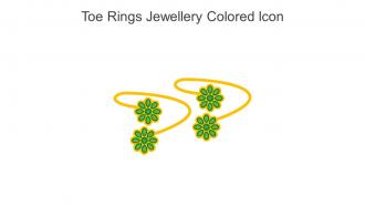 Toe Rings Jewellery Colored Icon In Powerpoint Pptx Png And Editable Eps Format