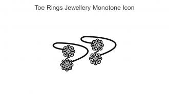 Toe Rings Jewellery Monotone Icon In Powerpoint Pptx Png And Editable Eps Format