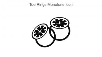 Toe Rings Monotone Icon In Powerpoint Pptx Png And Editable Eps Format