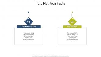 Tofu Nutrition Facts In Powerpoint And Google Slides Cpb