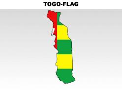 Togo country powerpoint flags