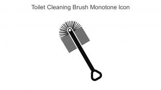 Toilet Cleaning Brush Monotone Icon In Powerpoint Pptx Png And Editable Eps Format