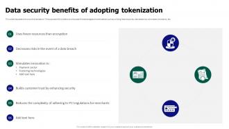 Tokenization For Improved Data Security Data Security Benefits Of Adopting Tokenization