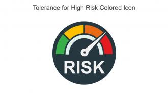 Tolerance For High Risk Colored Icon In Powerpoint Pptx Png And Editable Eps Format
