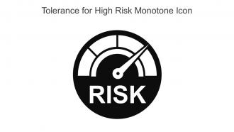 Tolerance For High Risk Monotone Icon In Powerpoint Pptx Png And Editable Eps Format