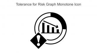 Tolerance For Risk Graph Monotone Icon In Powerpoint Pptx Png And Editable Eps Format